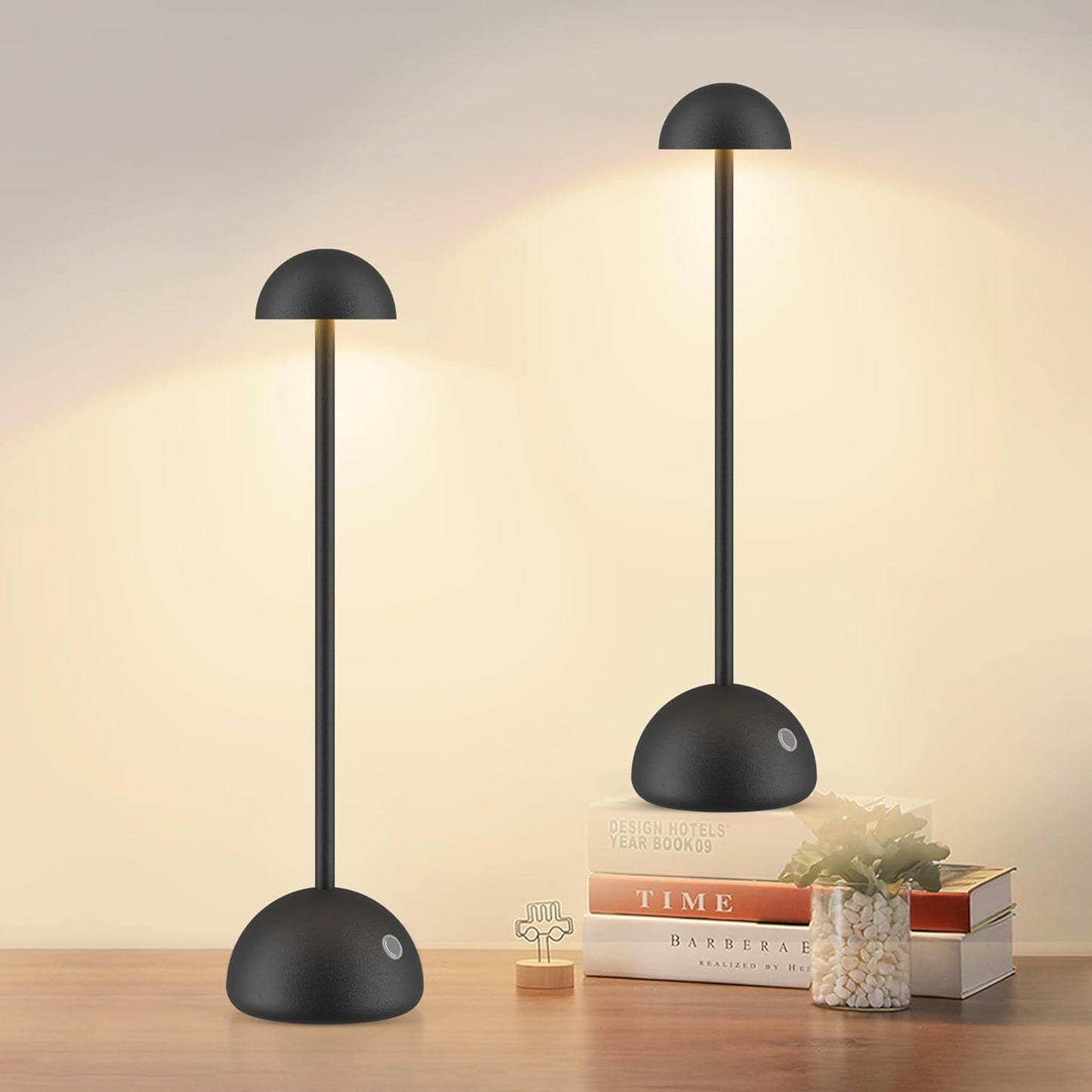 【Modern Style】Minimalist Black Desk Lamp - Adjustable Brightness, Ideal for Home & Office Lighting