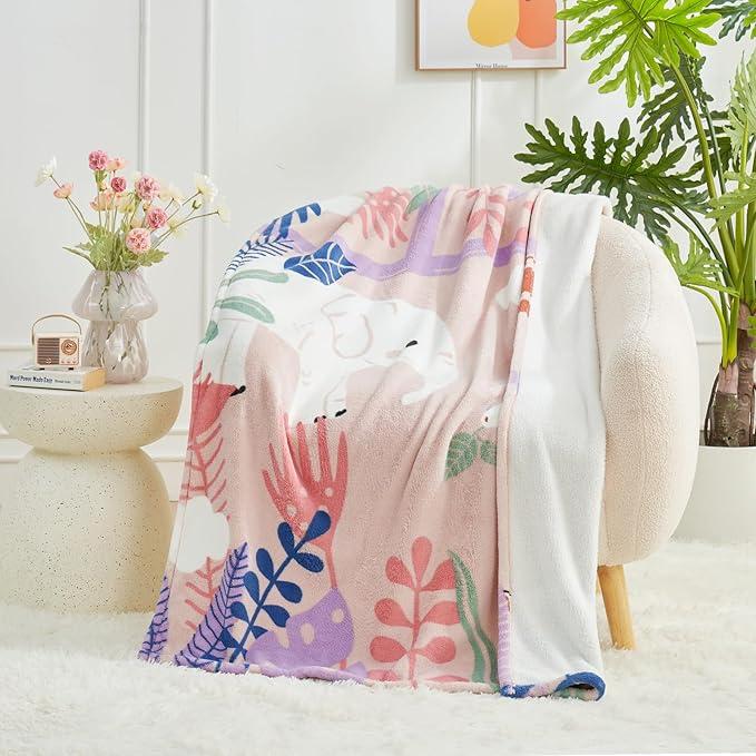 Jungle Rhapsody - Throw Blanket – 43” x 59”
