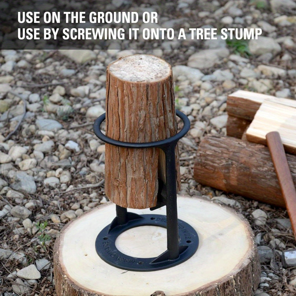 Wood Splitter - Cast Iron Manual Log Splitter - No Sharp Edges,Firewood Splitter - Splitter Wood Splitter Wood Splitting