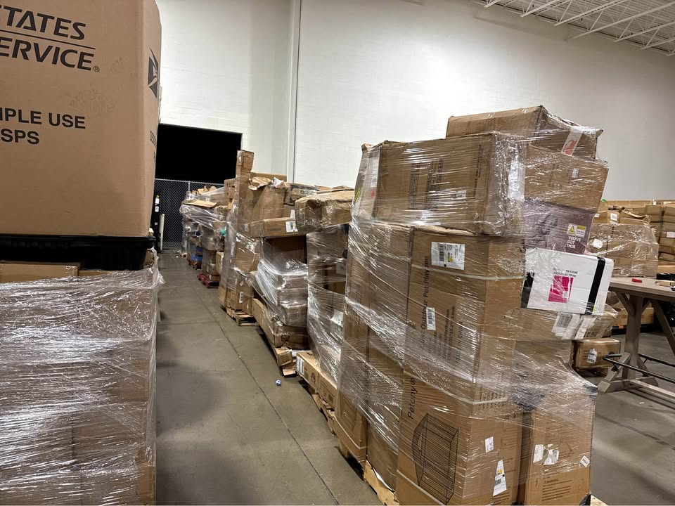 Returned Furniture Blind Pallets