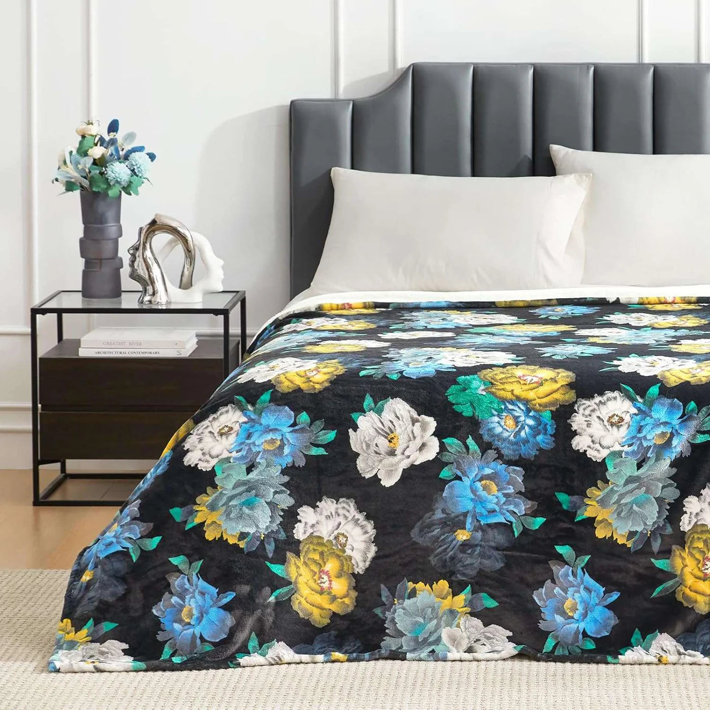 Midnight Bloom - King/Queen Adult Blanket