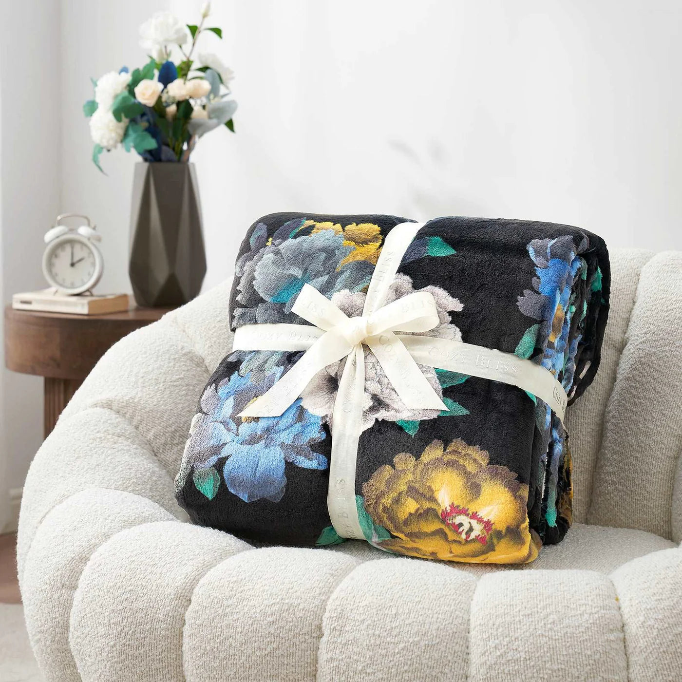 Midnight Bloom - King/Queen Adult Blanket