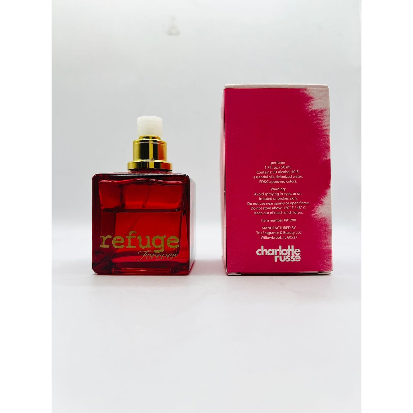 Refuge Forever Perfume Spray 1.7 Oz New No Box Hard To Find Rare