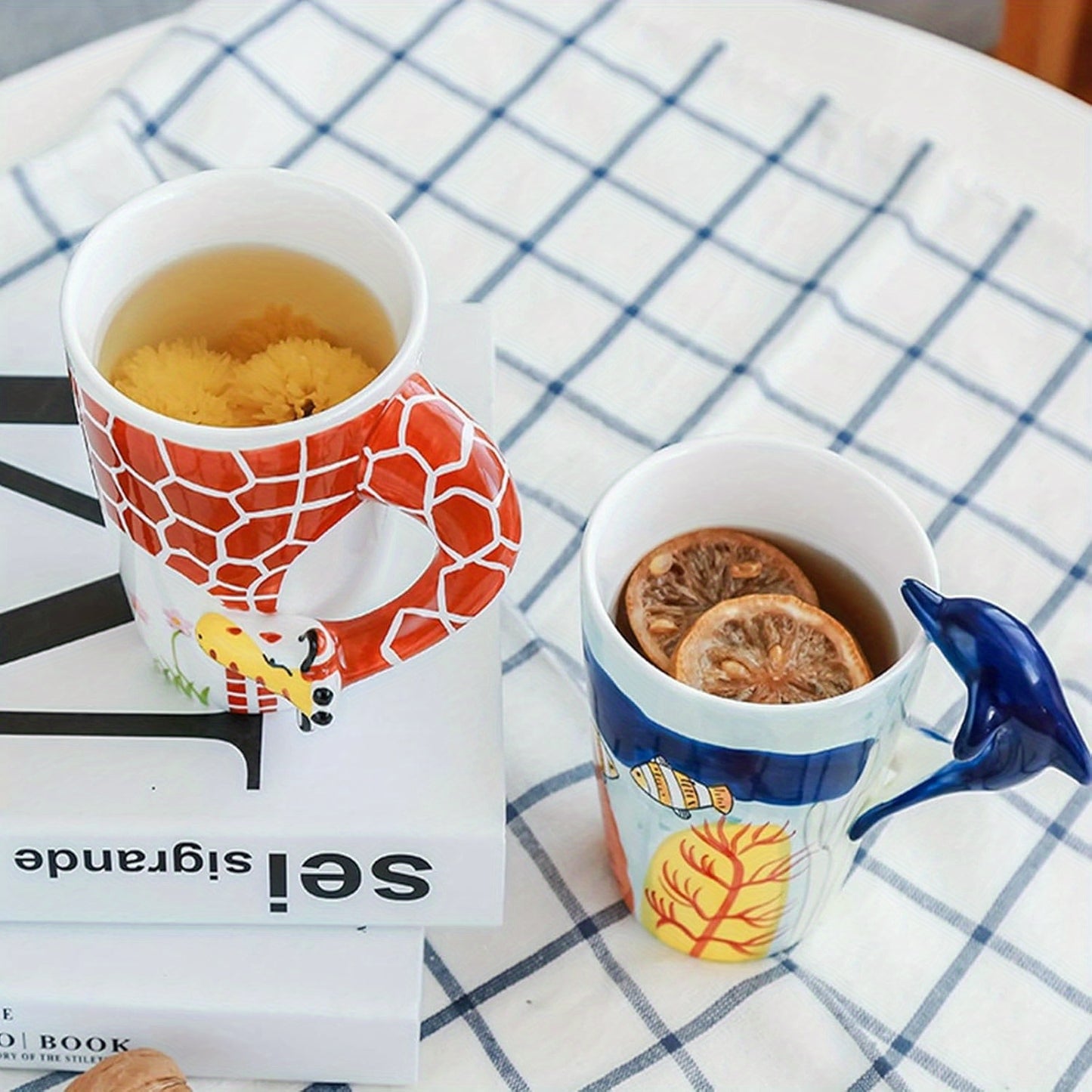 Mugs Animal Giraffe Mug Gift Funny Mug Coffee Mug Ceramic 400ml Tea Mug Coffee Mug Cute Birthday Gift for Boyfriend Boys Women Men