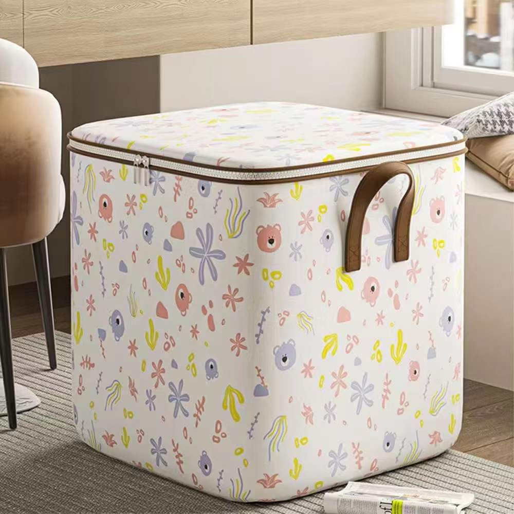Cute - Patterned Foldable Storage Box for Home Organization