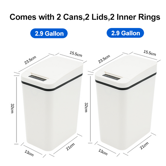 2.9 - Gallon Smart Sensor Trash Can - Touchless & Hygienic