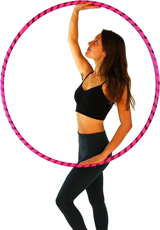 The Spinsterz Beginner Hoop: Weighted Fitness Hula-Hoop for Adults Weight Loss, Waist Exercise Ring for Cardio & Core, Multiple Sizes, Quality Hula Shaper for Beginners, Hand Made in USA