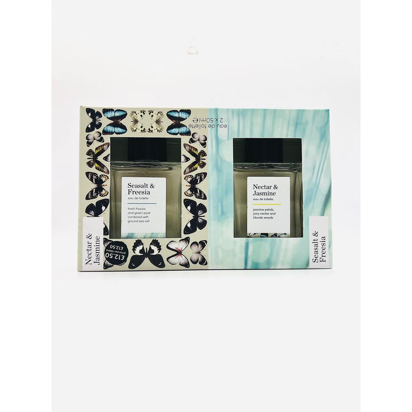 Nectar&Jasmine Seasalt&Freesia 2 in one gift set 1.7oz each