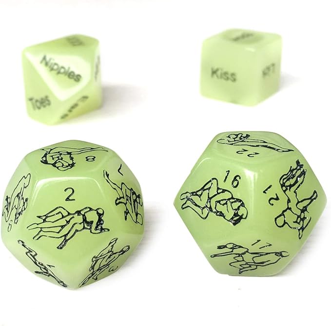 Sex dice for Couples Naughty Sex dice Naughty Sex dice Sex dice Games for Adults Bedroom Sex dice for Couples Game (Milk White) YY4