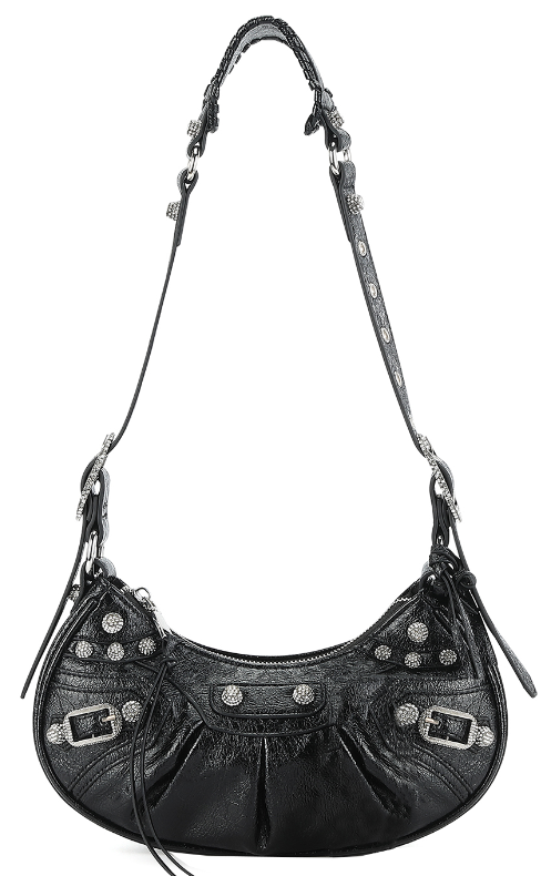 Cross Body Bag Purses for Women Shoulder Bag With Rhinestons Fashion Rivet Punk Bag Y2K Bag