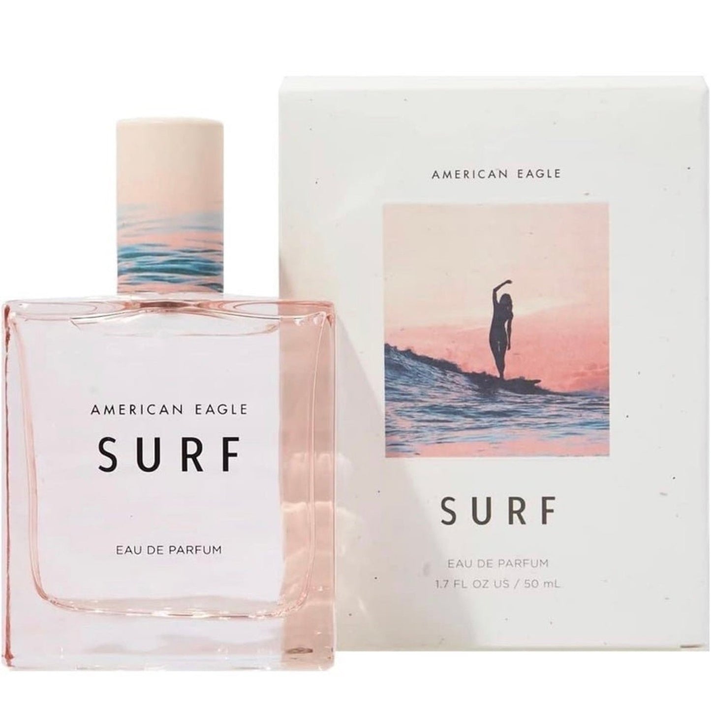 American Eagle Surf Perfume 1.7oz new w/o box/lid discontinued rare find