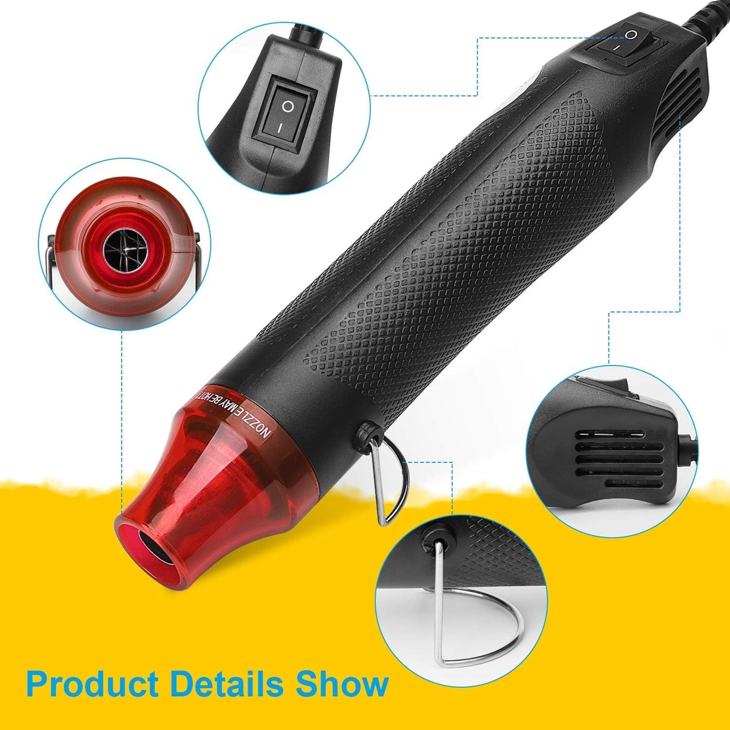 Heat Gun for Crafting - Black