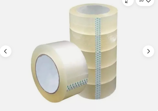 72 Rolls Shipping Packaging Box Packing Sealing Tape
